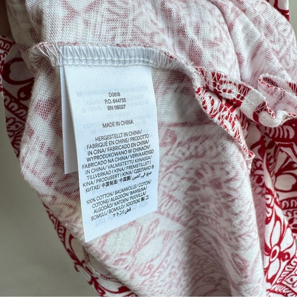 NWT Boden Halter Maxi Dress in Red Floral Tile Size 6 - Picture 10 of 14